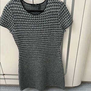 Stylish Black and White Women's Dress